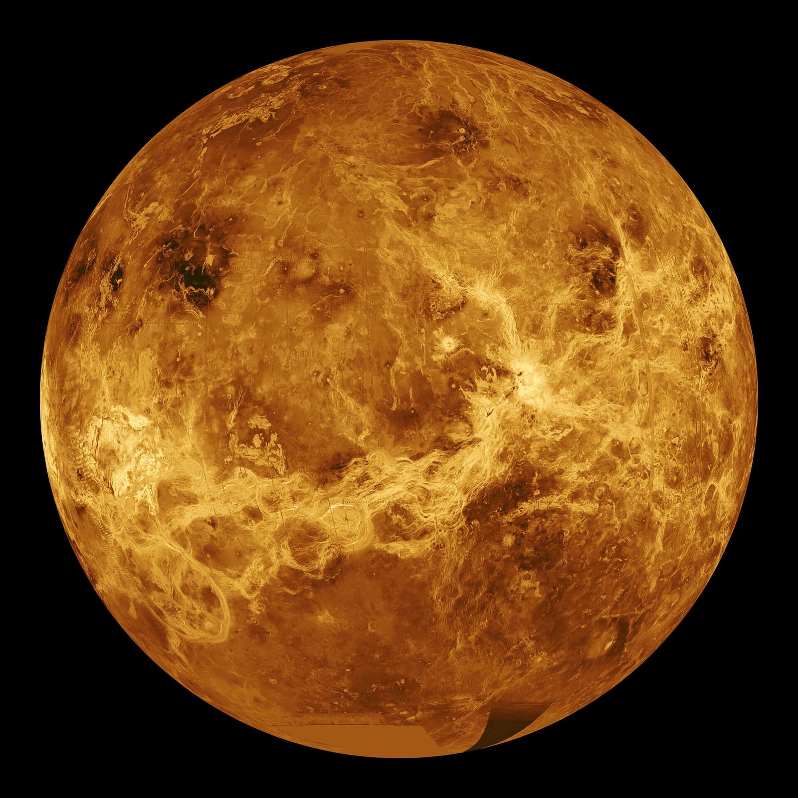 Venera, snimka NASA-ine sonde spojena u globus